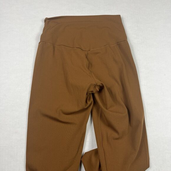 Aerie Offline Real Me High Waisted Flared Pants Brown Soft Stretch 70s Boho M - Picture 13 of 14